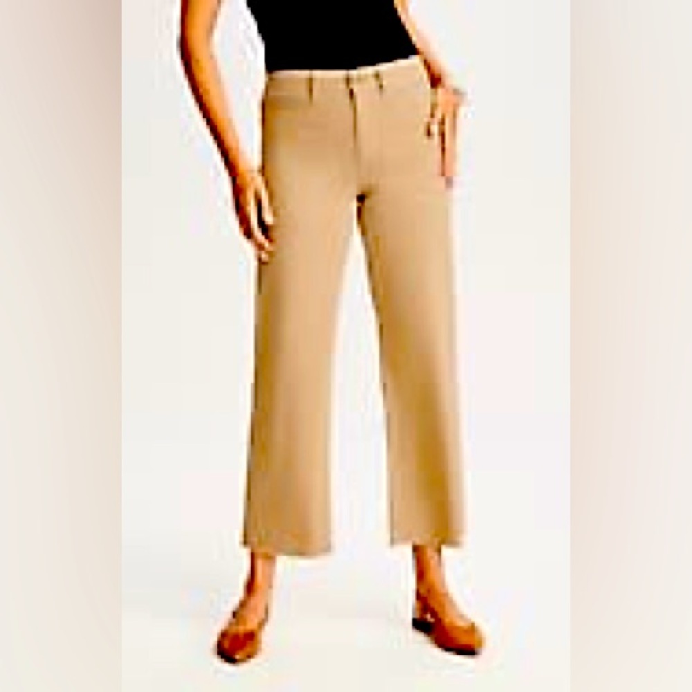 J. Jill Tan Wide Leg Pants
